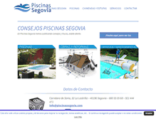 Tablet Screenshot of piscinassegovia.com